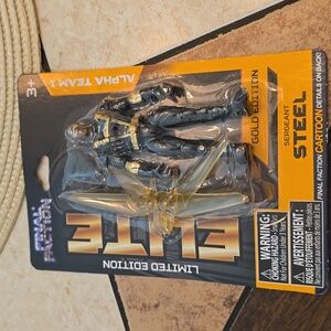 NEW IN BOX LIMITED EDITION FINAL FACTION ALPHA TEAM 1 ACTION FIGURE